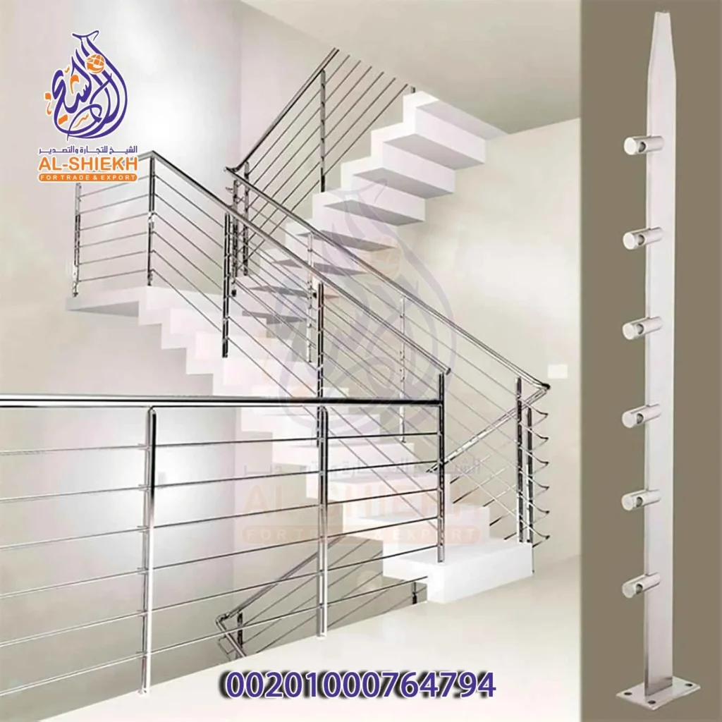 Stainless steel handrail design