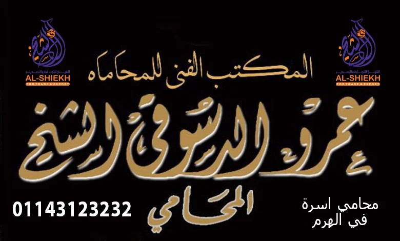 محامي اسرة في الهرم