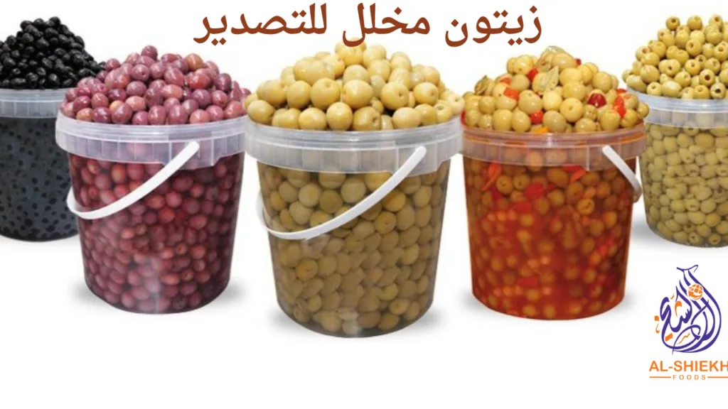 زيتون مخلل للتصدير