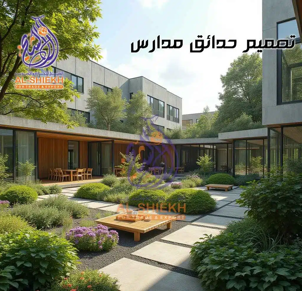 تصميم حديقة مدرسة