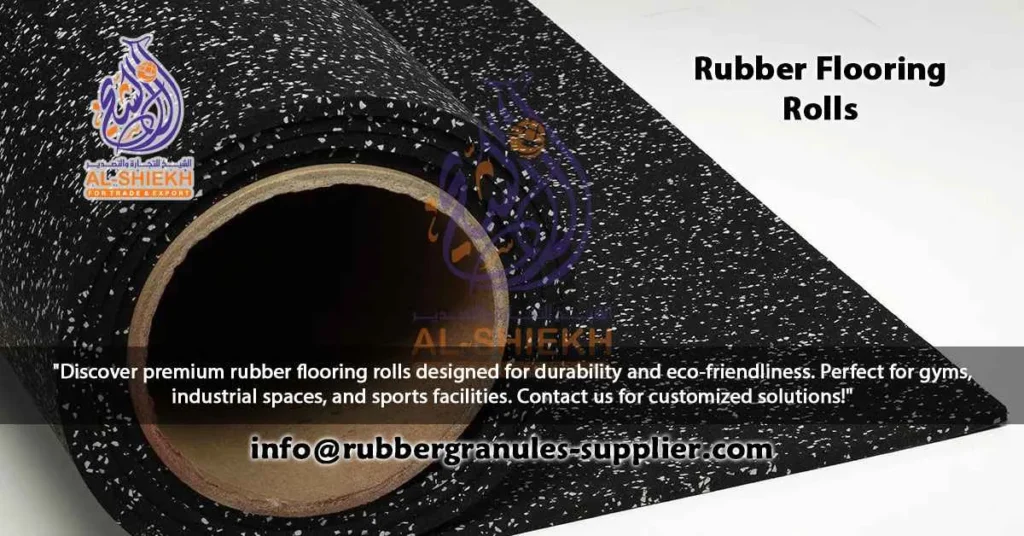 Rubber Flooring Rolls - Durable, Eco-Friendly Flooring Solutions for Gyms, Industrial Spaces, and Sports Facilities