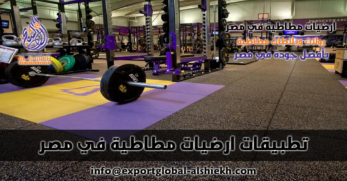 تطبيقات ارضيات مطاطية في مصر