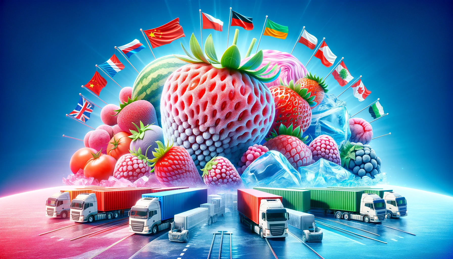 fraises congelées