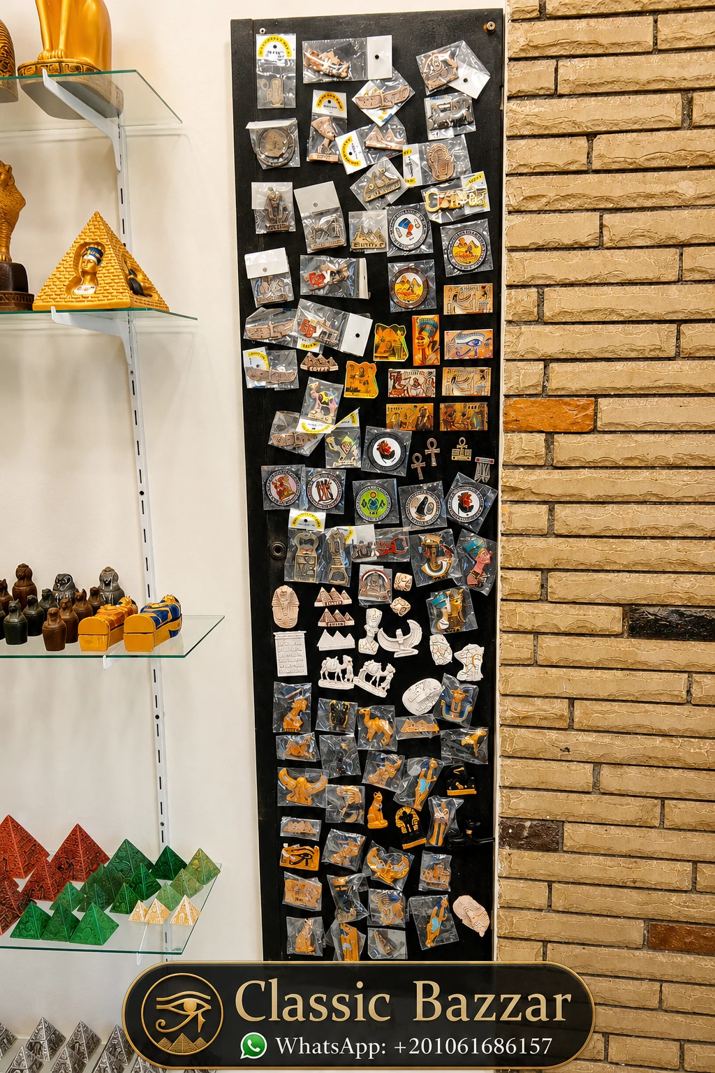 Magnete und kleine ägyptische Souvenirs