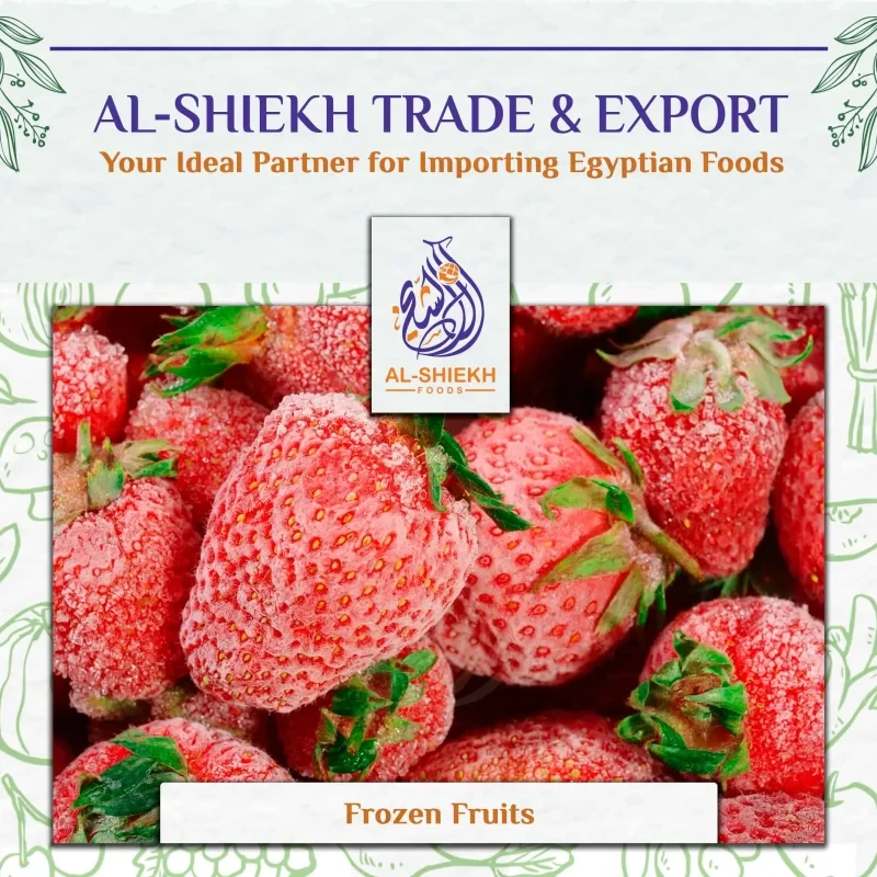 Frozen fruits from Egypt