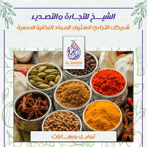 توابل وبهارات مصرية للتوريد والتصدير