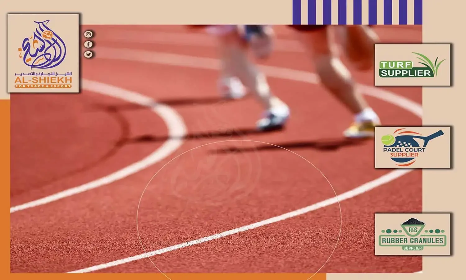 Tartan poured-in-place sports flooring and running track system